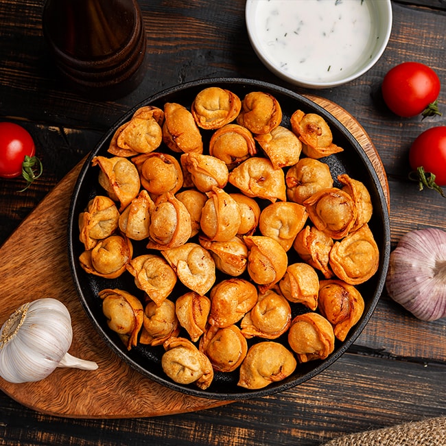 888 пельмени жареные